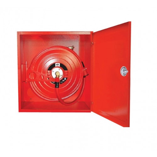 Sıva Üstü Cam Kapaklı Sulu Sistem Yangın Dolabı Tek Kabin UB12